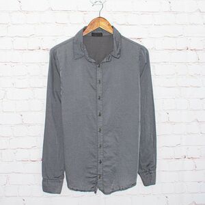 CP SHADES Button up Shirt Soft Gray FitsWomen's Large